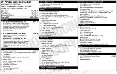 2017 Dodge Grand Caravan SXT