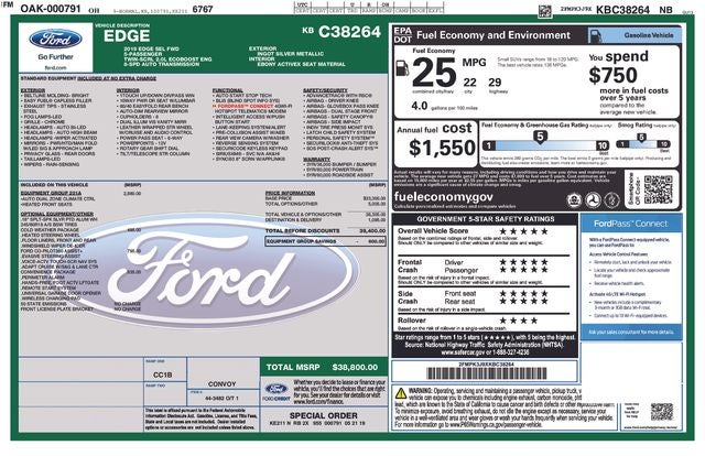 2019 Ford Edge SEL