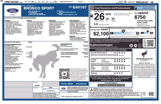 2024 Ford Bronco Sport Big Bend