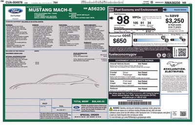 2022 Ford Mustang Mach-E California Route 1