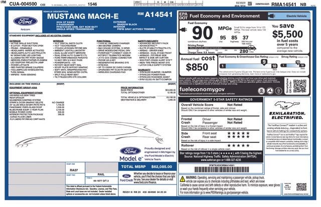 2024 Ford Mustang Mach-E GT