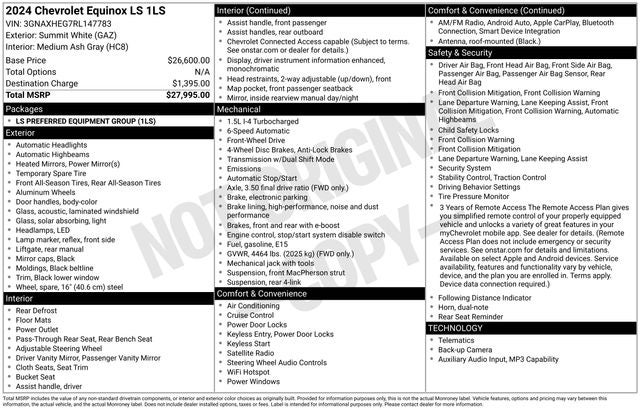 2024 Chevrolet Equinox LS