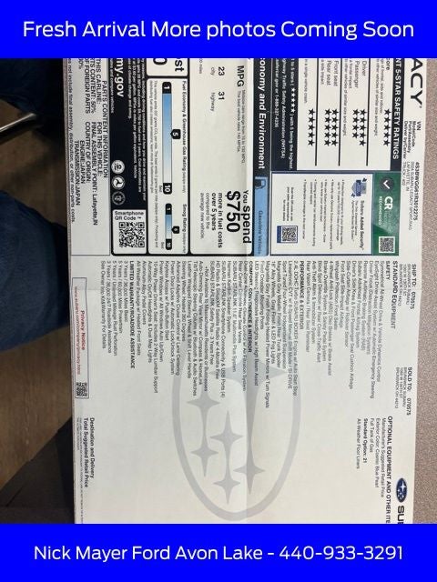 2024 Subaru Legacy Sport