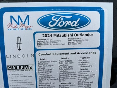 2024 Mitsubishi Outlander SE