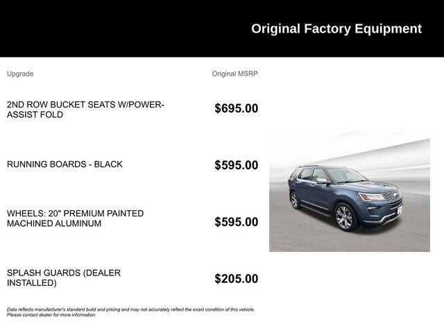 2018 Ford Explorer Platinum