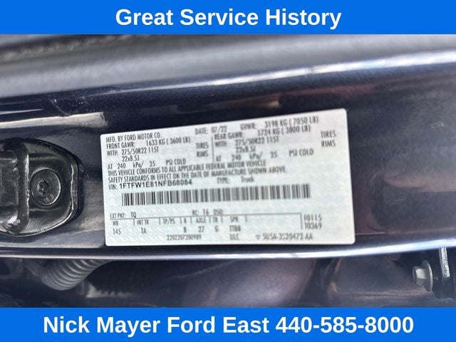2022 Ford F-150 Limited