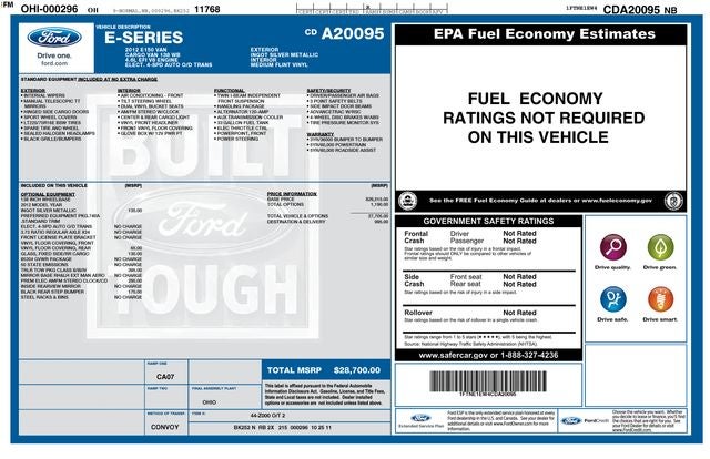 2012 Ford E-150 Commercial