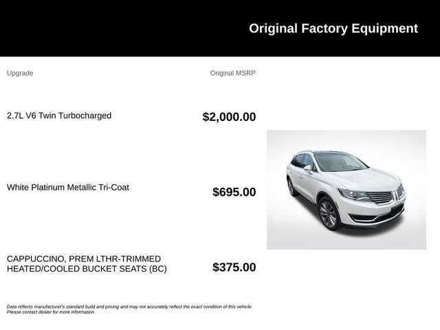 2016 Lincoln MKX Reserve
