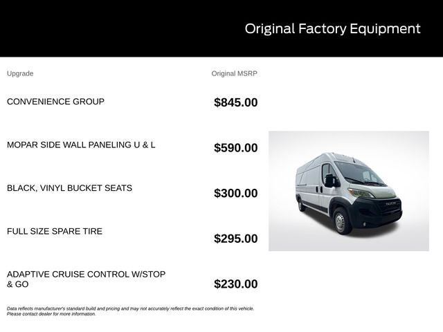 2025 RAM ProMaster 2500 High Roof