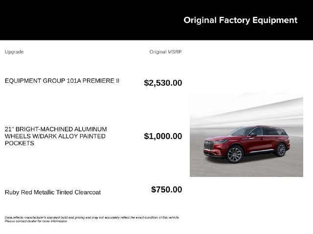 2027 Lincoln Aviator Premiere