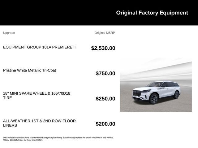 2026 Lincoln Aviator Premiere Premium