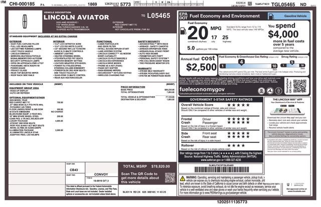 2026 Lincoln Aviator Reserve Premium