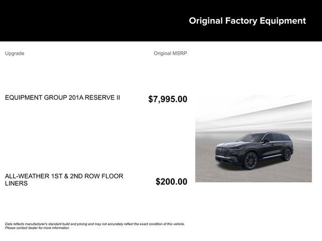 2026 Lincoln Aviator Reserve