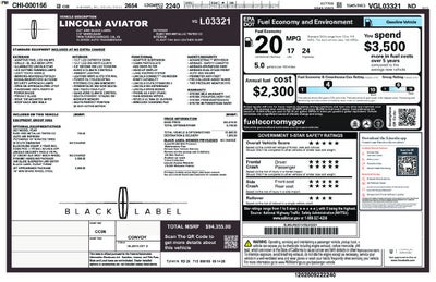 2027 Lincoln Aviator Black Label Premium