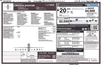 2026 Lincoln Aviator Black Label