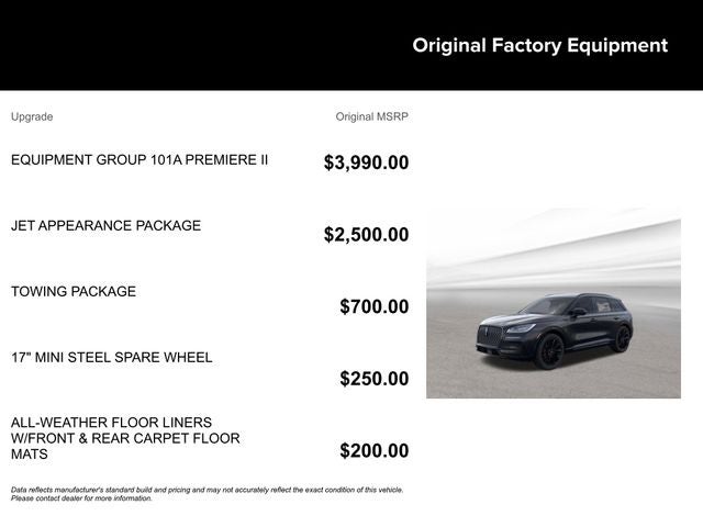 2026 Lincoln Corsair Premiere