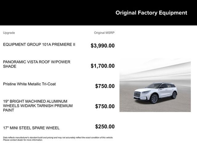 2026 Lincoln Corsair Premiere