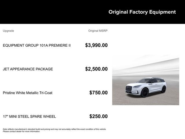 2026 Lincoln Corsair Premiere