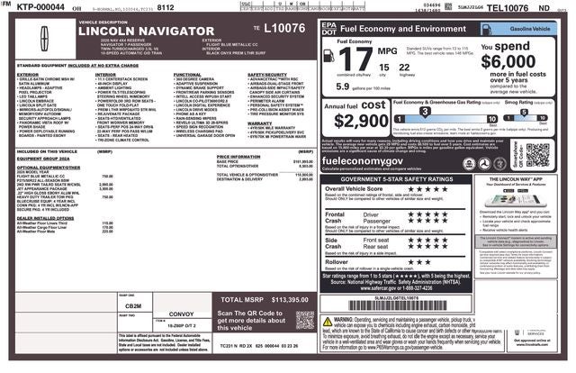 2026 Lincoln Navigator Reserve IN-TRANSIT