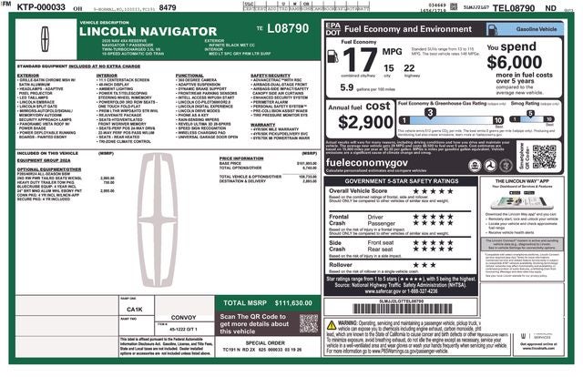 2026 Lincoln Navigator Reserve