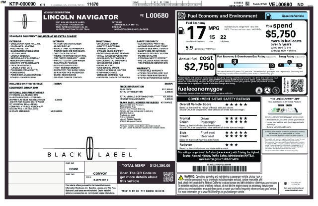 2027 Lincoln Navigator Black Label