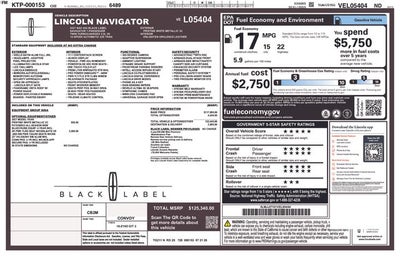 2027 Lincoln Navigator Black Label IN-TRANSIT