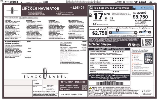 2027 Lincoln Navigator Black Label IN-TRANSIT