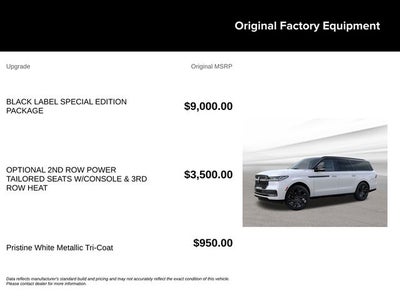 2027 Lincoln Navigator L Black Label IN-TRANSIT
