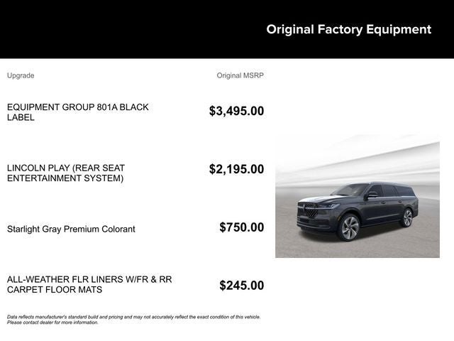 2026 Lincoln Navigator L Black Label