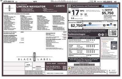 2027 Lincoln Navigator L Black Label IN-TRANSIT
