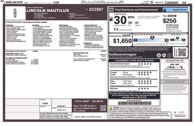 2026 Lincoln Nautilus Premiere IN-TRANSIT