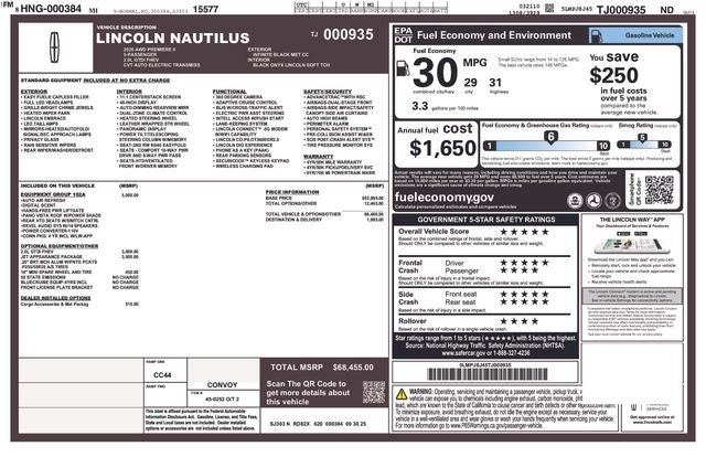 2026 Lincoln Nautilus Premiere