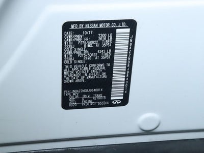2018 INFINITI QX80 Base