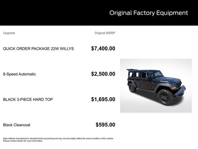 2024 Jeep Wrangler Willys