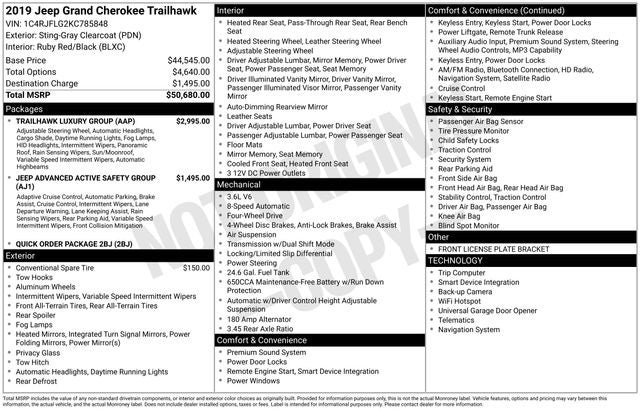 2019 Jeep Grand Cherokee Trailhawk
