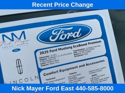 2025 Ford Mustang EcoBoost Premium