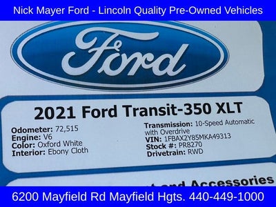 2021 Ford Transit-350 XLT