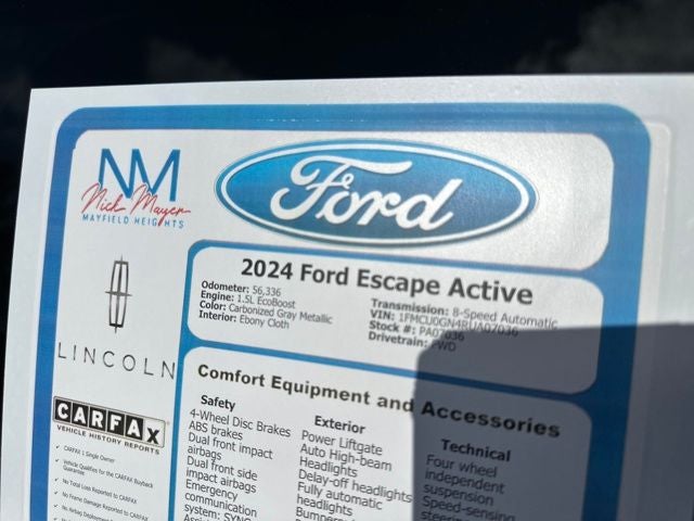 2024 Ford Escape Active