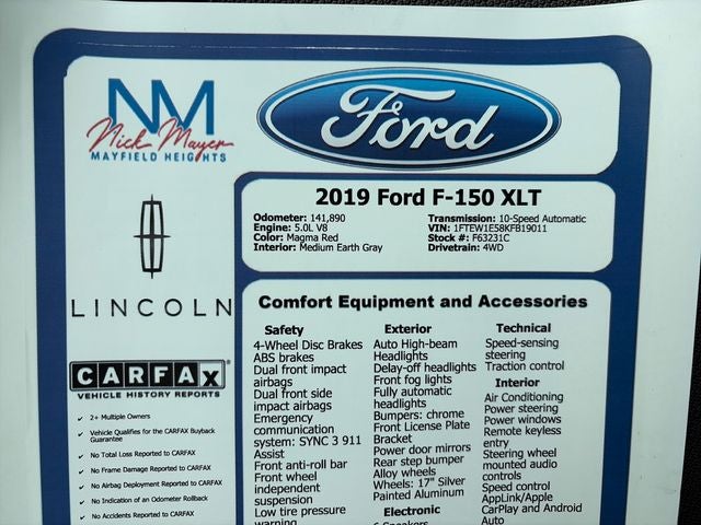 2019 Ford F-150 XLT