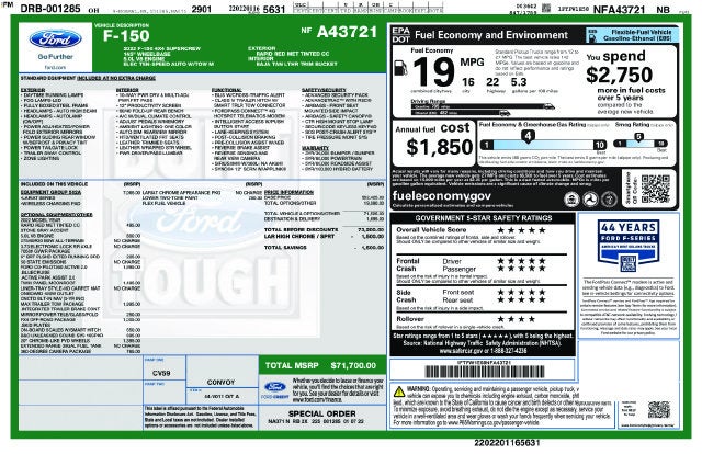 2022 Ford F-150 Lariat