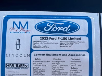 2023 Ford F-150 Limited