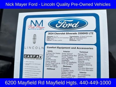 2024 Chevrolet Silverado 3500HD LTZ