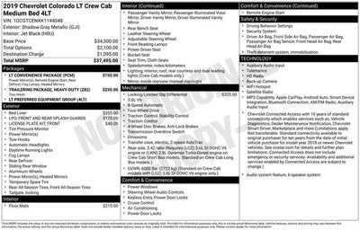 2019 Chevrolet Colorado LT