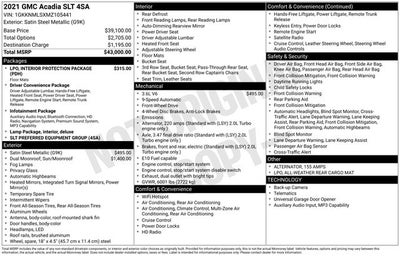 2021 GMC Acadia SLT