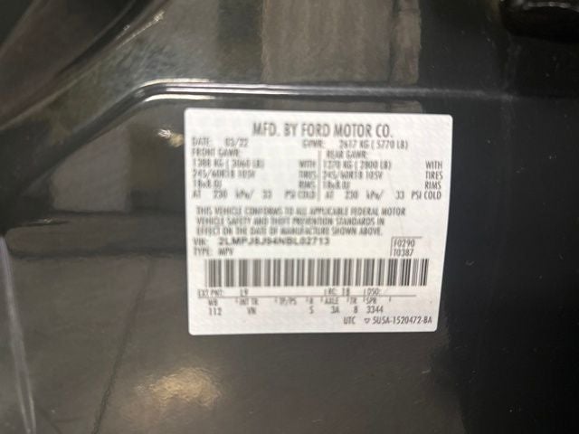 2022 Lincoln Nautilus Standard