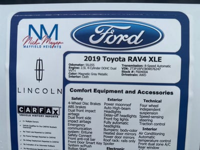 2019 Toyota RAV4 XLE