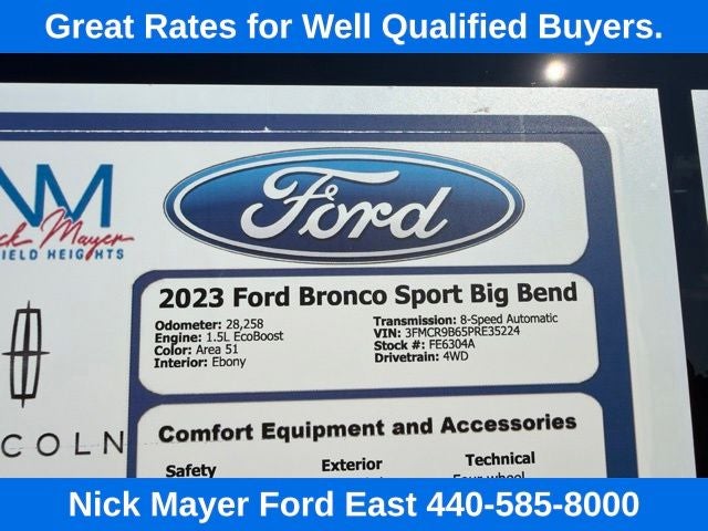 2023 Ford Bronco Sport Big Bend