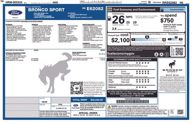 2024 Ford Bronco Sport Big Bend