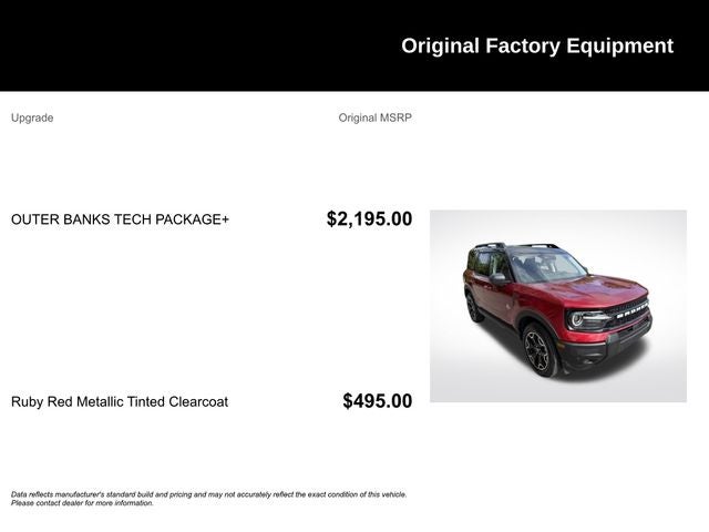 2025 Ford Bronco Sport Outer Banks