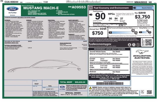 2021 Ford Mustang Mach-E Premium
